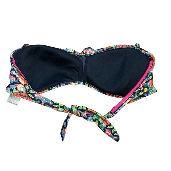 Jessica Simpson Floral Bikini Top Size Large - Picture 4 of 6
